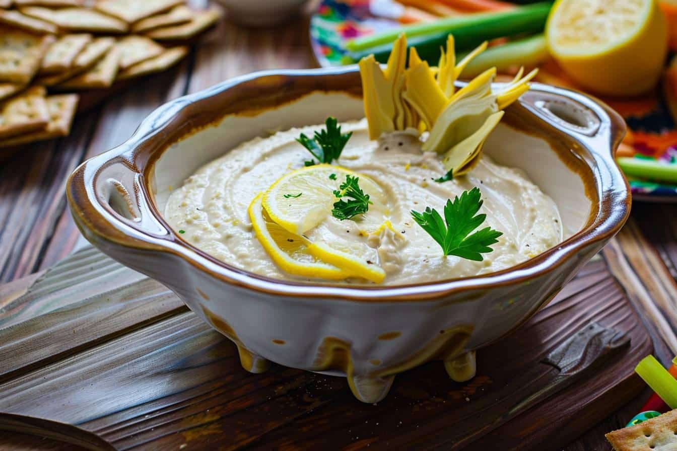 Recette facile de crème d'artichaut à l'ail : parfait pour apéritifs et entrées