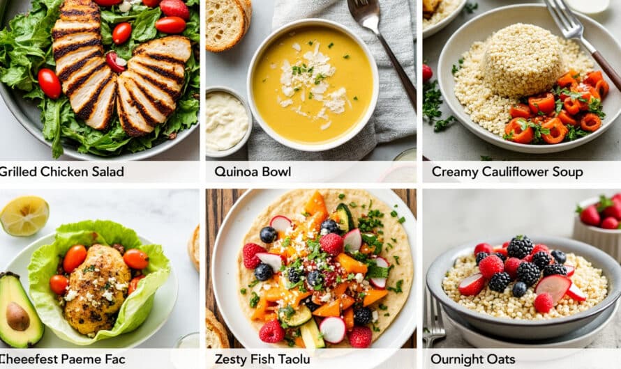 5 recettes faciles pour un régime sleeve : manger équilibré sans frustration