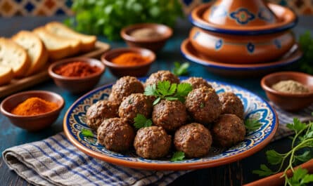 découvrez comment préparer des boulettes kefta marocaines avec cette recette traditionnelle qui éveillera vos papilles et vous fera voyager au cœur des saveurs du maroc. parfaites pour un repas convivial, ces boulettes savoureuses raviront vos invités !