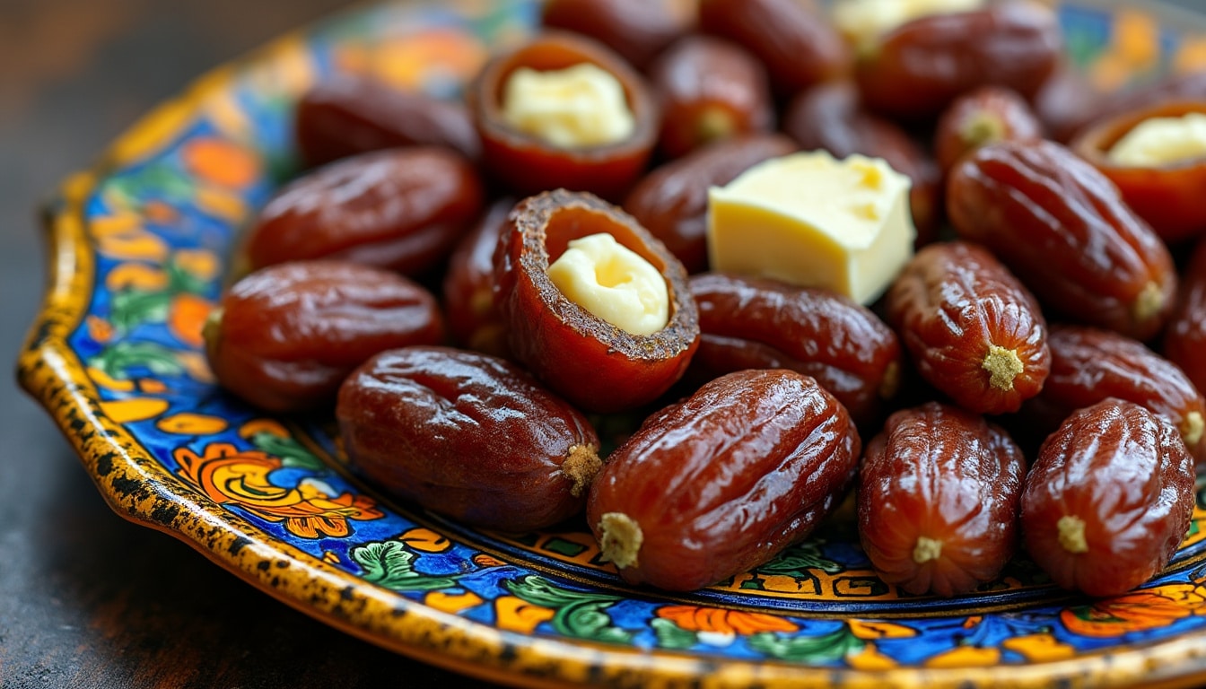 découvrez notre recette de dattes fourrées maison, une délicieuse douceur inspirée des traditions orientales. parfaites pour les fêtes ou comme en-cas gourmand, ces délicieuses bouchées sucrées vous transporteront au cœur des saveurs orientales.