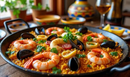 découvrez les secrets pour préparer une délicieuse paëlla aux fruits de mer et chorizo chez vous. suivez nos conseils pratiques et astuces pour régaler vos convives avec un festin espagnol savoureux et authentique. parfait pour toutes les occasions!