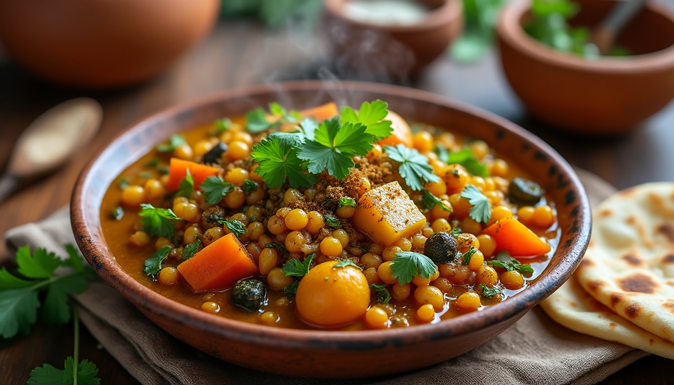 découvrez une recette ayurvédique spéciale dosha vata qui harmonise saveurs et bien-être. équilibrez votre esprit et votre corps avec ce plat savoureux, conçu pour apaiser les énergies vata tout en régalant vos papilles. profitez d'une expérience culinaire qui vous apporte équilibre et plaisir.