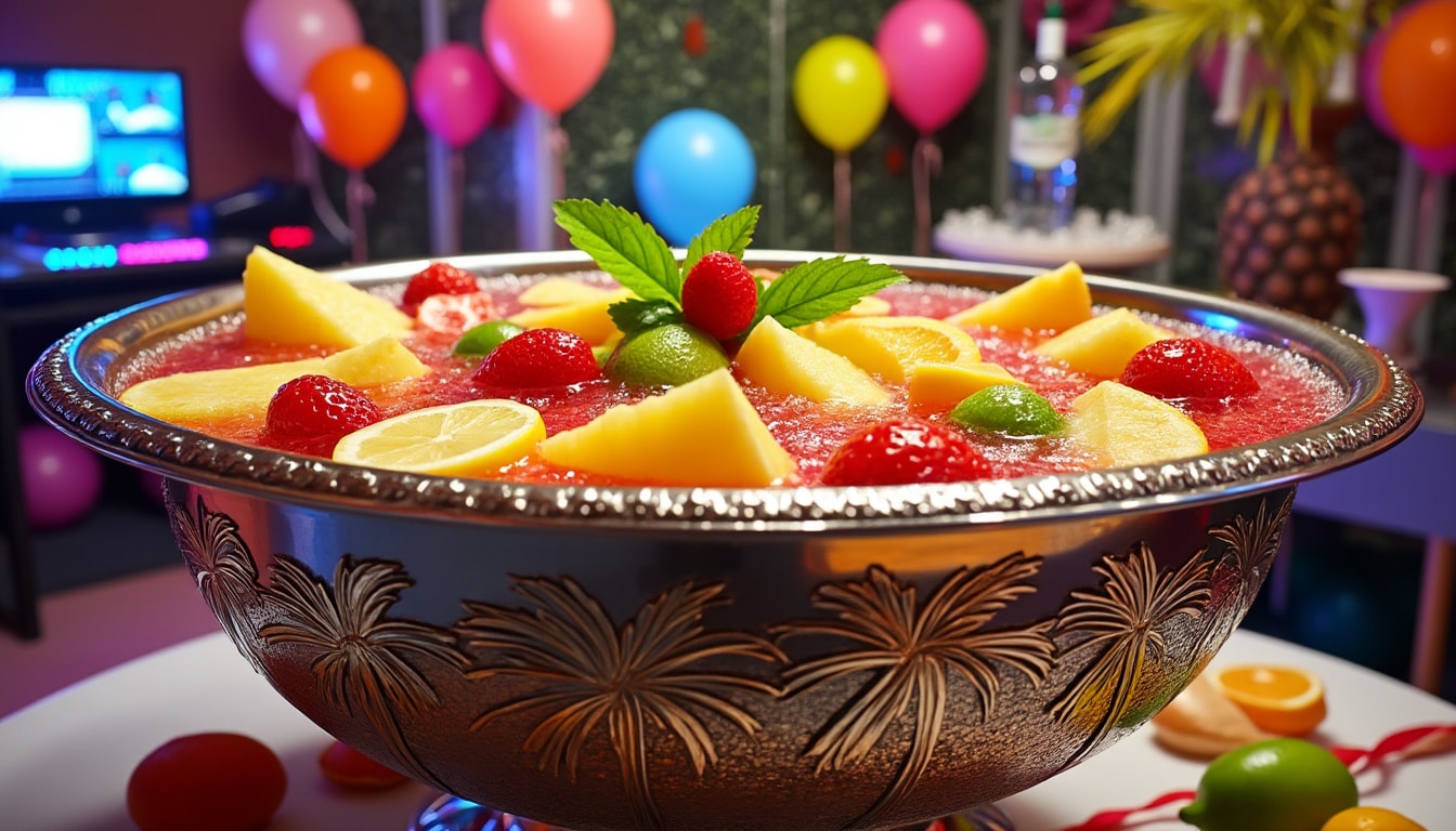 découvrez notre recette maison de punch idéale pour régaler 50 invités lors de vos grandes fêtes. simplifiez vos préparatifs et impressionnez vos convives avec un cocktail savoureux qui fera de votre événement un moment inoubliable, le tout sans stress.
