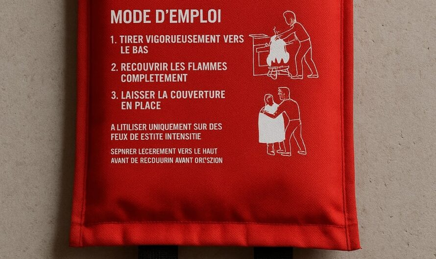 Couverture anti feu : un équipement essentiel pour la sécurité incendie, à la maison comme au travail