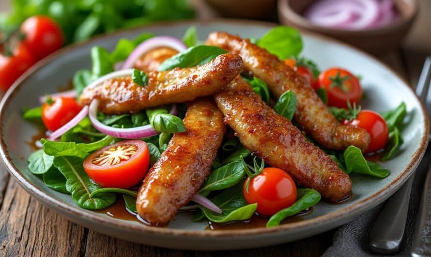 Salade chaude de gésiers : le plat express qui impressionne sans effort