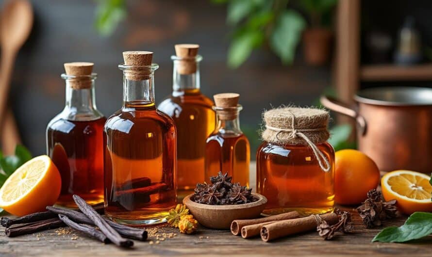 Secrets de conservation pour sirop, rhum et sauces maison faites main