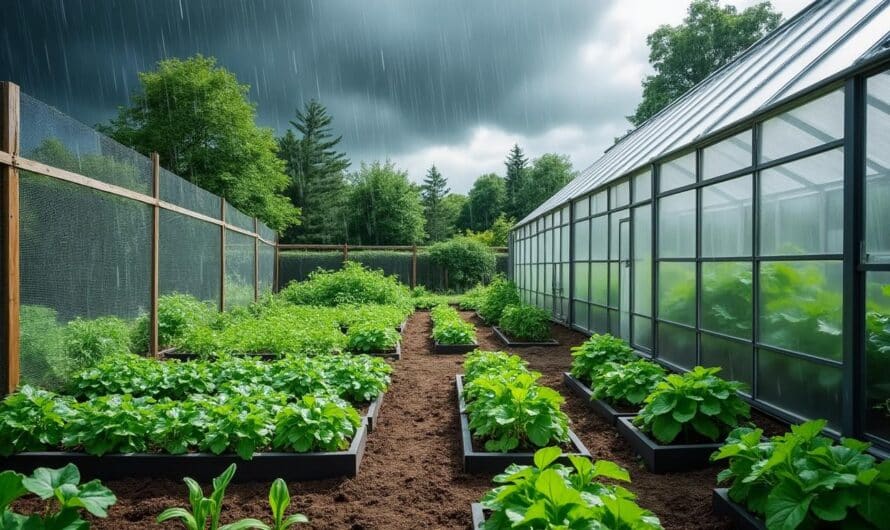 Comment assurer un jardin potager ou une serre contre les sinistres naturels ?