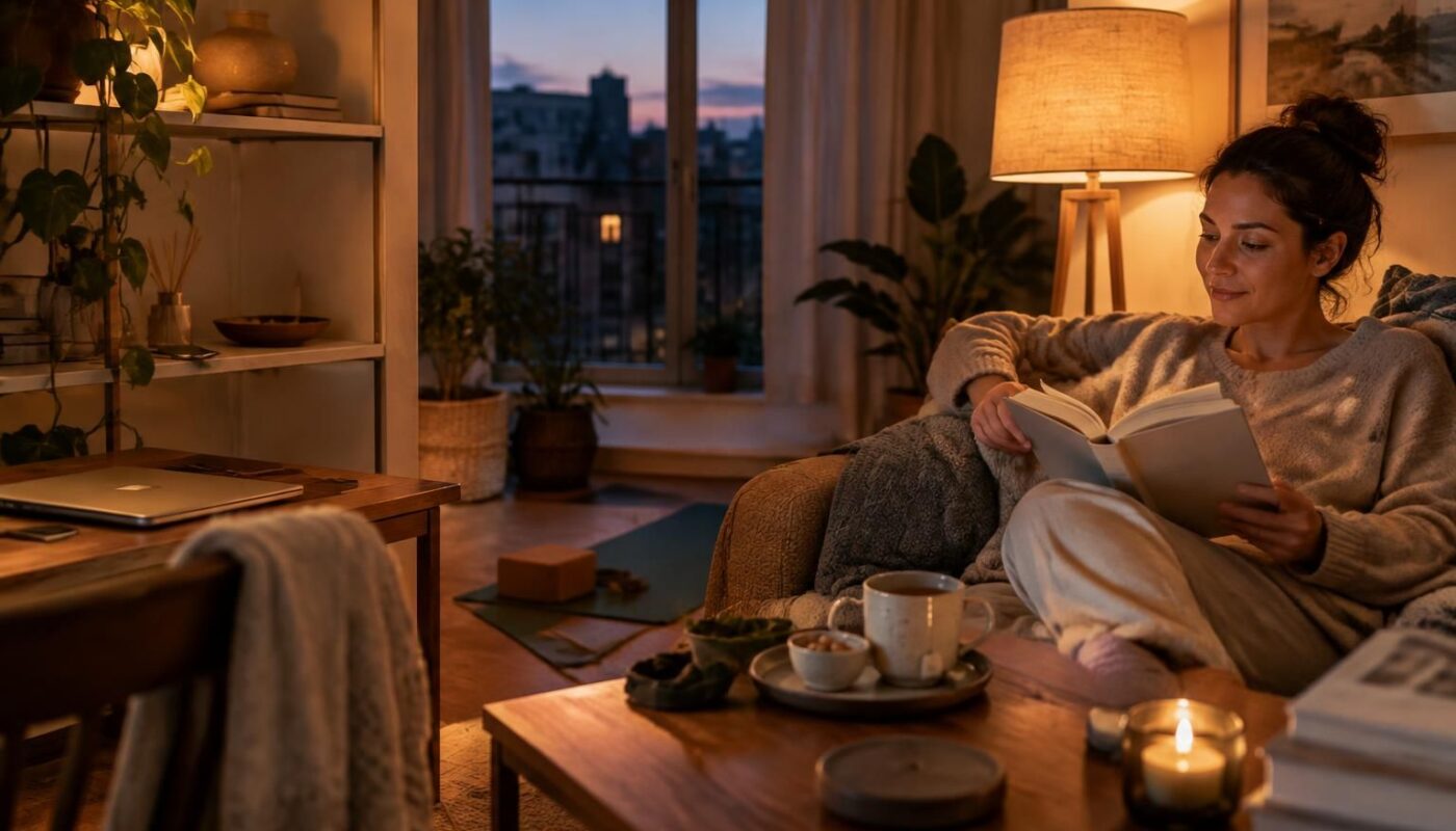 découvrez comment instaurer une routine du soir sans écran quand on télétravaille, pour déconnecter, vous détendre et mieux dormir.