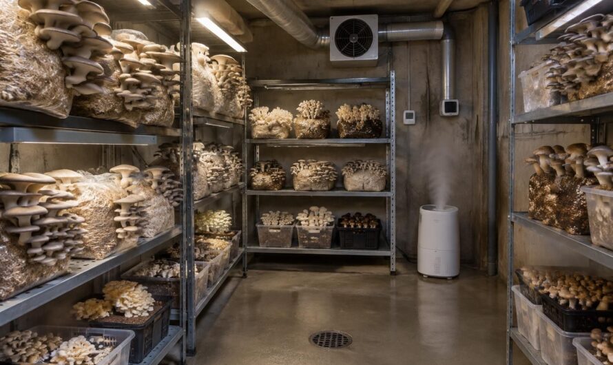 Cultiver des champignons comestibles dans une cave d&rsquo;immeuble