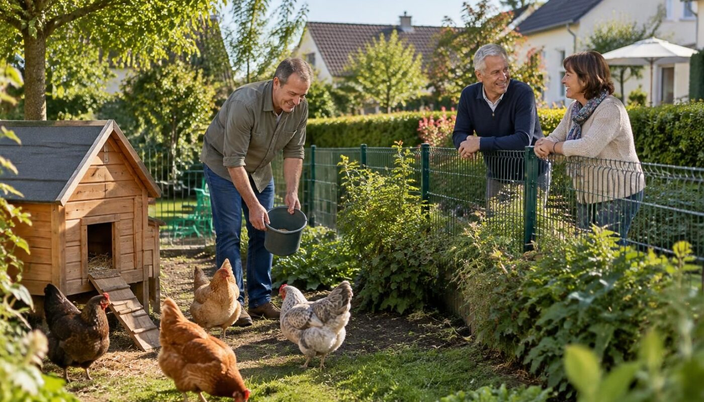 découvrez les règles à respecter pour élever des poules dans un jardin de lotissement et préserver de bonnes relations avec vos voisins.