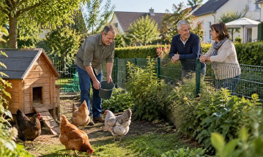 Élever des poules dans un jardin de lotissement : règlement et relations de voisinage