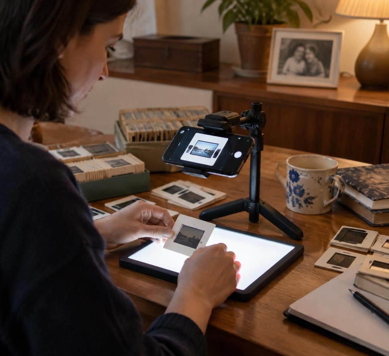 découvrez comment numériser facilement vos anciennes diapositives avec un simple smartphone et préserver vos souvenirs en images numériques.