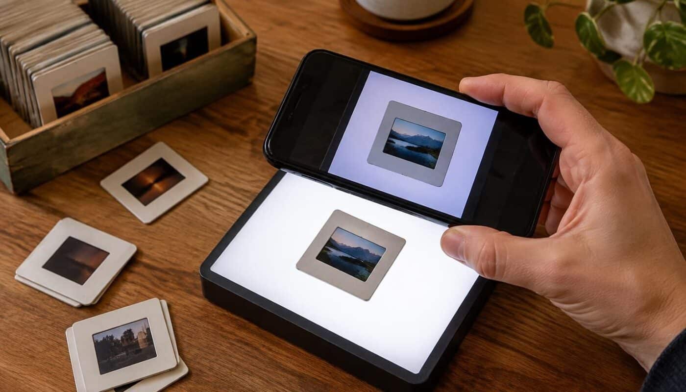 découvrez comment numériser facilement vos anciennes diapositives avec un simple smartphone et préserver vos souvenirs en quelques étapes.