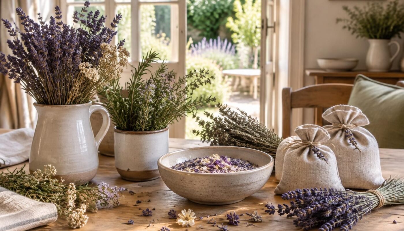 découvrez comment parfumer naturellement votre maison avec des plantes séchées du jardin : idées, conseils et astuces pour créer une ambiance agréable.