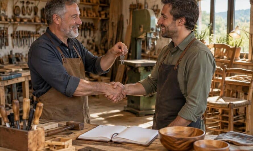 Racheter une entreprise artisanale sans apport : le crédit vendeur expliqué simplement