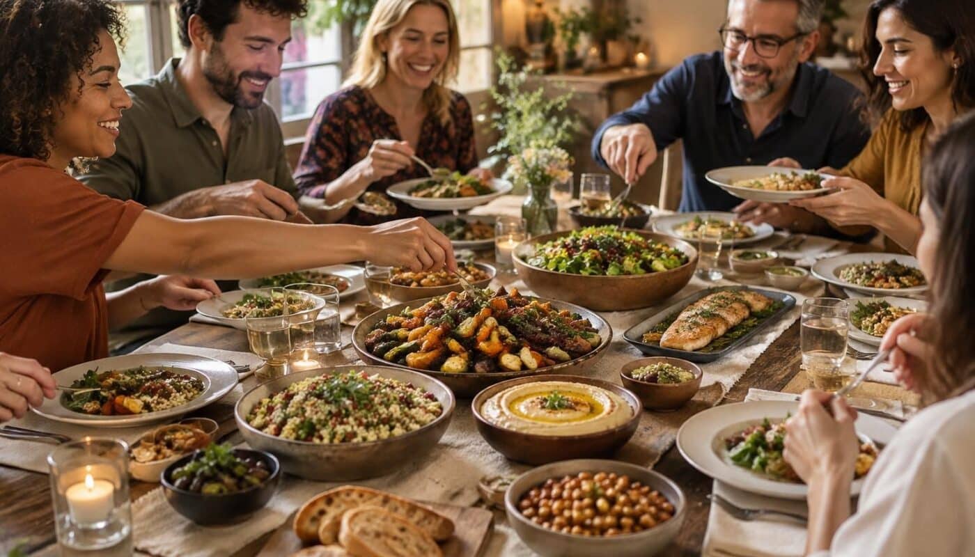 découvrez des menus gourmands et faciles à partager pour réunir invités végans et omnivores autour de la même table, sans compromis sur le plaisir.