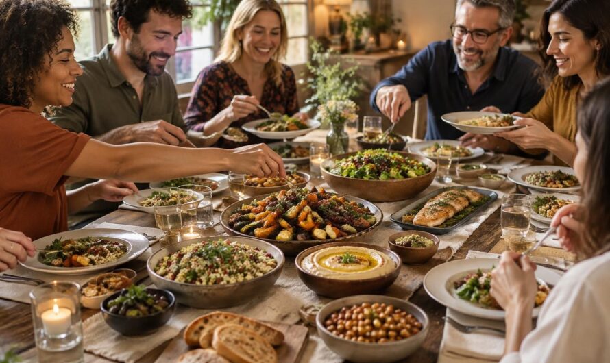 Recevoir des invités végans et omnivores à la même table : menus qui plaisent à tous